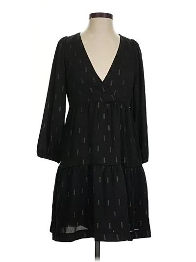 Pre-owned Madewell Casual Dress In Black