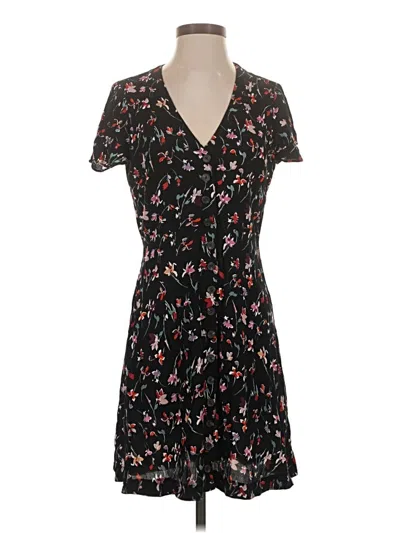 Pre-owned Madewell Casual Dress In Black