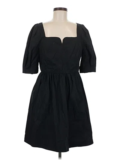 Pre-owned Madewell Casual Dress In Black