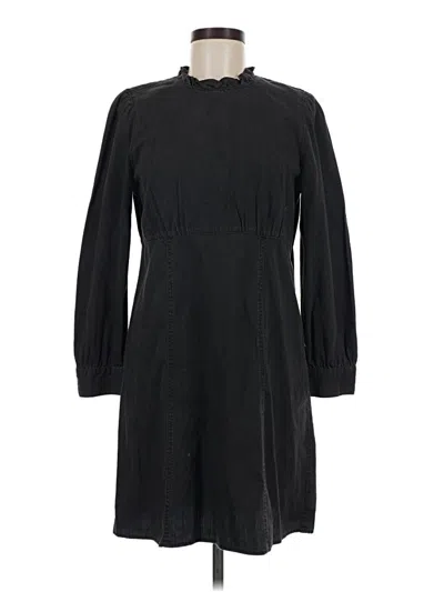 Pre-owned Madewell Casual Dress In Black