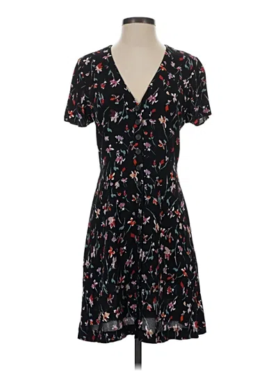 Pre-owned Madewell Casual Dress In Black