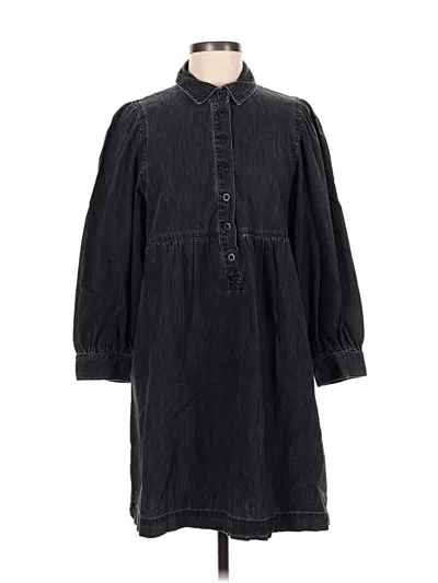 Pre-owned Madewell Casual Dress In Black