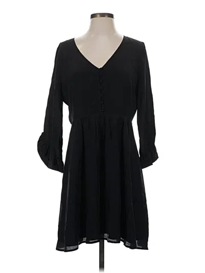 Pre-owned Madewell Casual Dress In Black