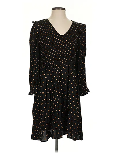 Pre-owned Madewell Casual Dress In Black