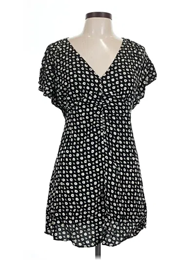 Pre-owned Madewell Casual Dress In Black