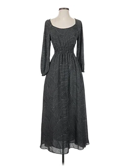 Pre-owned Madewell Casual Dress In Black