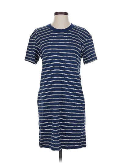 Pre-owned Madewell Casual Dress In Blue