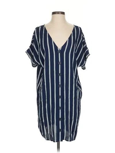 Pre-owned Madewell Casual Dress In Blue