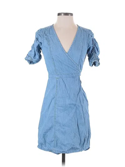 Pre-owned Madewell Casual Dress In Blue