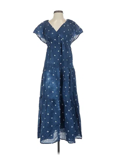 Pre-owned Madewell Casual Dress In Blue