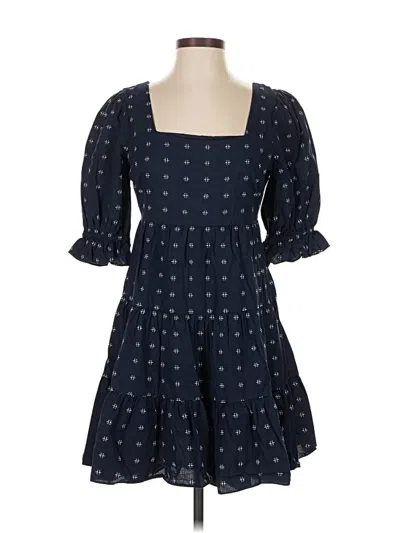 Pre-owned Madewell Casual Dress In Blue