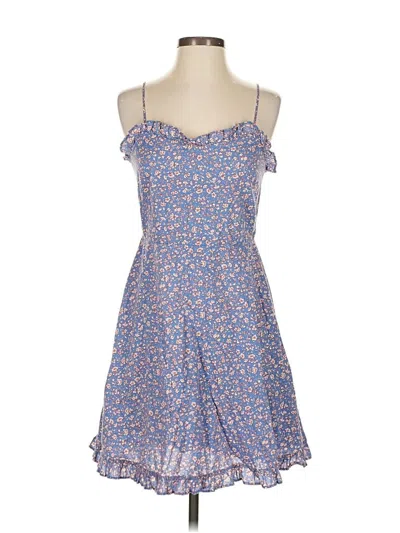 Pre-owned Madewell Casual Dress In Blue