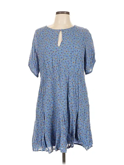 Pre-owned Madewell Casual Dress In Blue