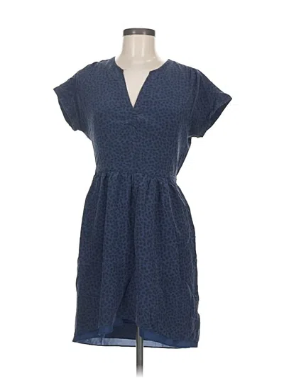 Pre-owned Madewell Casual Dress In Blue