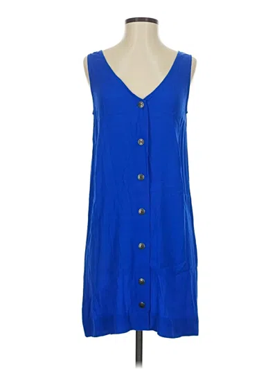Pre-owned Madewell Casual Dress In Blue