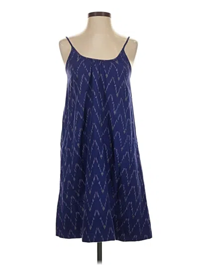Pre-owned Madewell Casual Dress In Blue