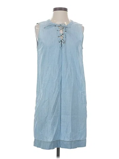 Pre-owned Madewell Casual Dress In Blue