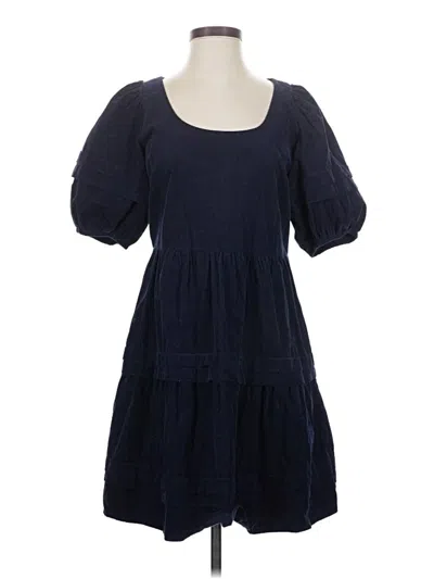 Pre-owned Madewell Casual Dress In Blue
