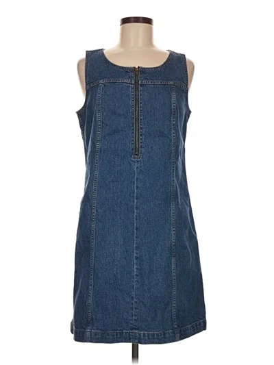 Pre-owned Madewell Casual Dress In Blue