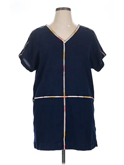 Pre-owned Madewell Casual Dress In Blue