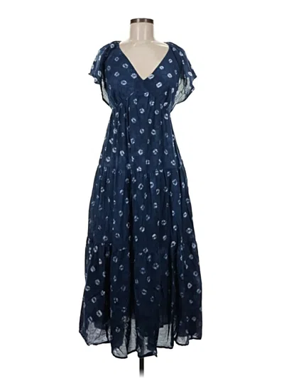Pre-owned Madewell Casual Dress In Blue