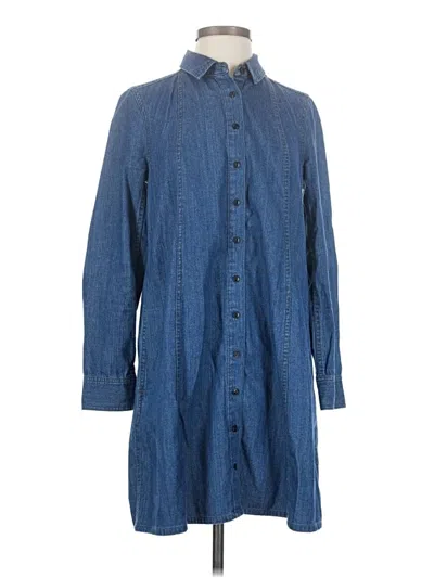 Pre-owned Madewell Casual Dress In Blue