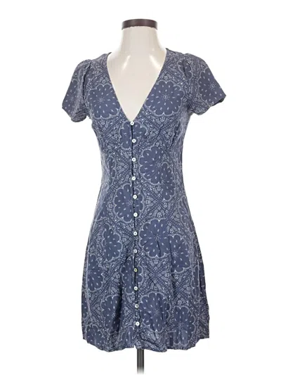 Pre-owned Madewell Casual Dress In Blue