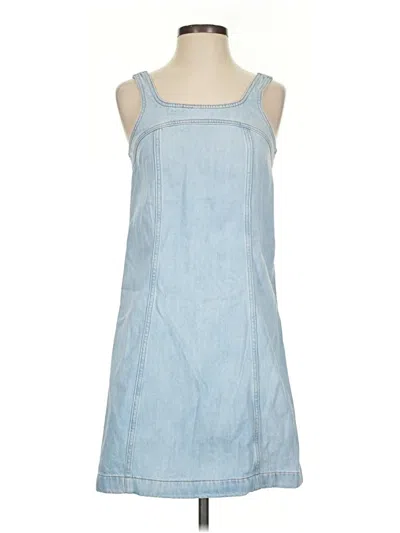 Pre-owned Madewell Casual Dress In Blue
