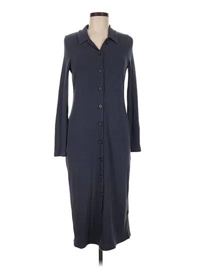 Pre-owned Madewell Casual Dress In Blue