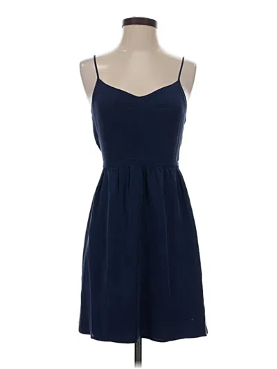 Pre-owned Madewell Casual Dress In Blue