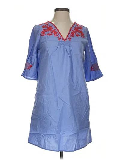 Pre-owned Madewell Casual Dress In Blue