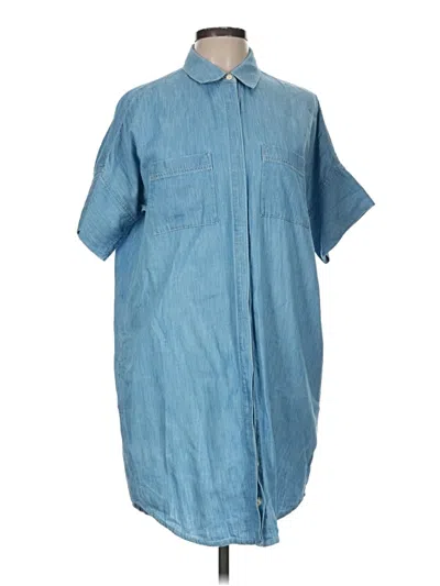 Pre-owned Madewell Casual Dress In Blue