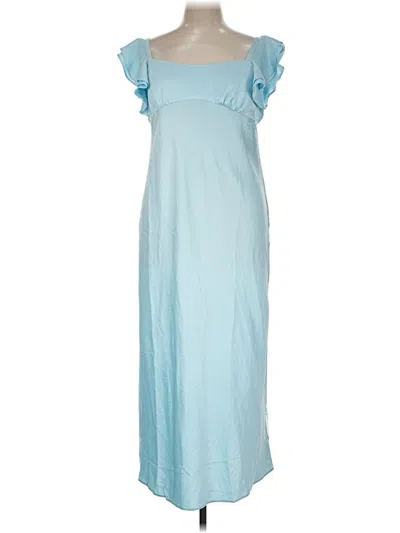 Madewell Casual Dress In Blue