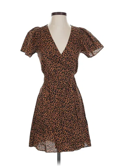 Pre-owned Madewell Casual Dress In Brown