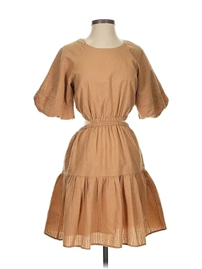 Pre-owned Madewell Casual Dress In Brown