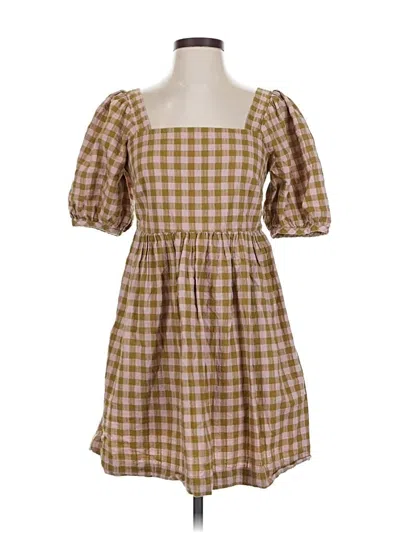 Pre-owned Madewell Casual Dress In Brown