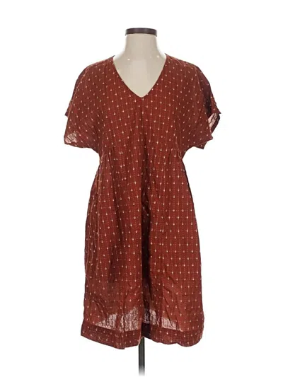 Pre-owned Madewell Casual Dress In Brown