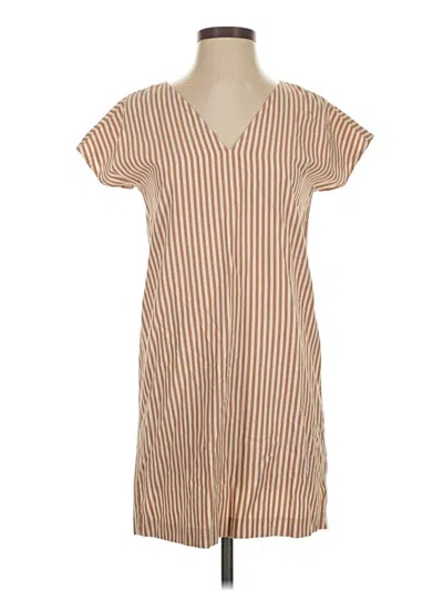 Pre-owned Madewell Casual Dress In Brown