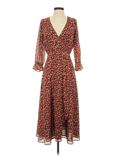 Pre-owned Madewell Casual Dress In Brown