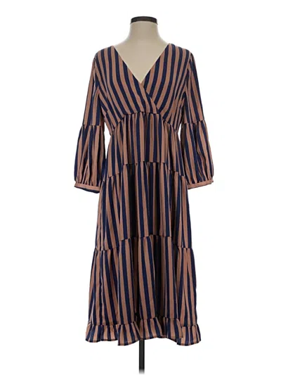 Pre-owned Madewell Casual Dress In Brown