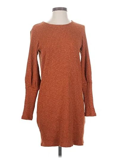 Pre-owned Madewell Casual Dress In Brown