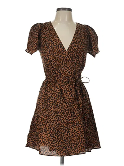 Pre-owned Madewell Casual Dress In Brown