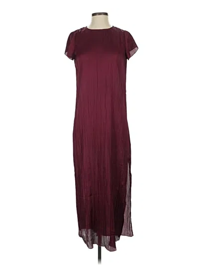 Pre-owned Madewell Casual Dress In Burgundy