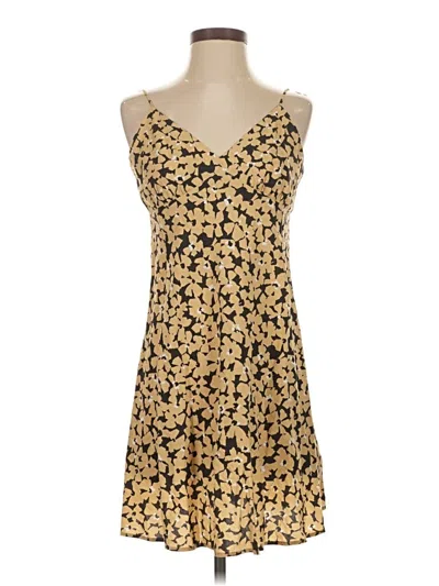 Pre-owned Madewell Casual Dress In Gold