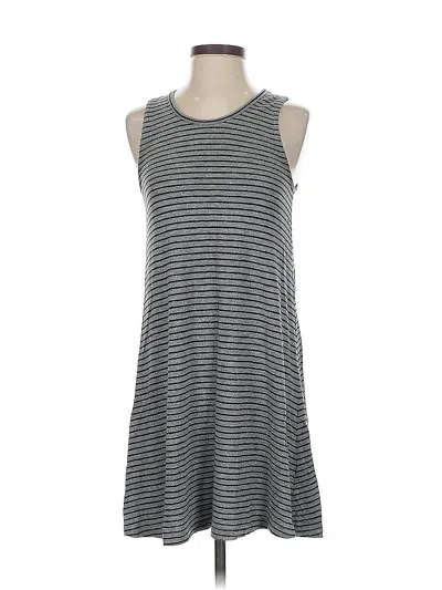 Pre-owned Madewell Casual Dress In Gray