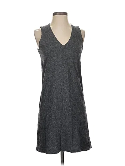 Pre-owned Madewell Casual Dress In Gray