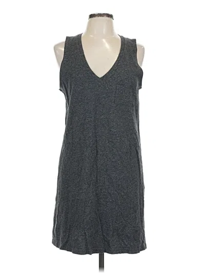 Pre-owned Madewell Casual Dress In Gray