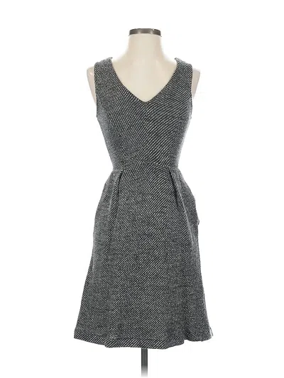 Pre-owned Madewell Casual Dress In Gray