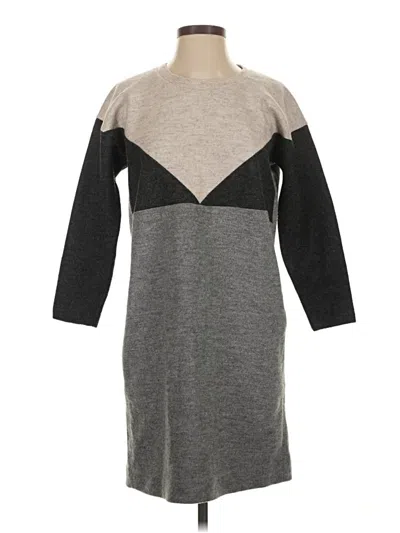 Pre-owned Madewell Casual Dress In Gray
