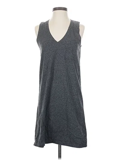 Pre-owned Madewell Casual Dress In Gray